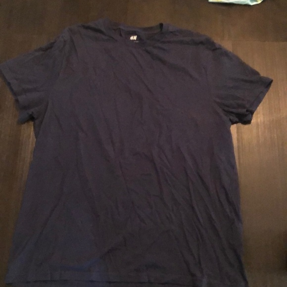 H&M Mens XL Navy Blue T-Shirt - Picture 1 of 3